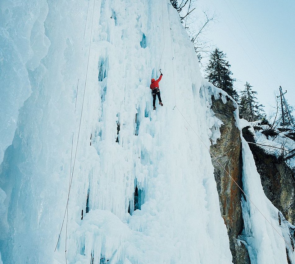 Gefrorene Klettertouren